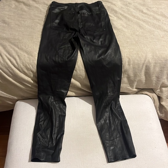 SPRWMN leather pants! Gorgeous soft black leather size S. Worn once like new!🖤 - Picture 6 of 16